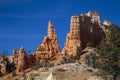 Scenic Landscape in Bryce Canyon National Park Royalty Free Stock Photo