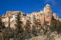 Scenic Landscape in Bryce Canyon National Park Utah Royalty Free Stock Photo