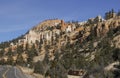 Scenic Landscape in Bryce Canyon National Park Royalty Free Stock Photo