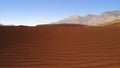 Scenic landscape in California, United States. Desert, mountains