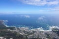 Scenic landscape of Camp bay, Cape town, South Africa Royalty Free Stock Photo
