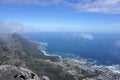 Scenic landscape of Camp bay, Cape town, South Africa Royalty Free Stock Photo