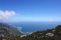 Scenic landscape of Camp bay, Cape town, South Africa Royalty Free Stock Photo