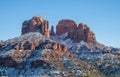 Cathedral Rocks Sedona in Winter