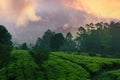 Scenic landscape of Central plateau in Sri Lanka Royalty Free Stock Photo