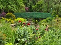 Scenic landscape in Claude Monet garden in Giverny, France with an Olympus digital camera Royalty Free Stock Photo