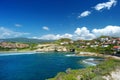 Scenic landscape of the coast of Sardinia Royalty Free Stock Photo