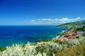 Scenic landscape of the coast of Sardinia Royalty Free Stock Photo
