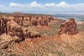 Scenic Colorado National Monument Landscape Royalty Free Stock Photo