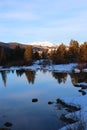 Colorado early spring nature background Royalty Free Stock Photo