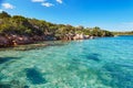 Scenic landscape of Emerald coast of Sardinia Royalty Free Stock Photo