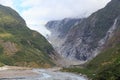 Scenic landscape at Franz Josef Glacier.