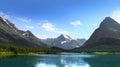 Glacier national park in Montana Royalty Free Stock Photo