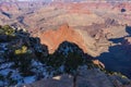 Scenic Grand Canyon South Rim Royalty Free Stock Photo