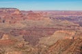 South Rim Grand Canyon Rugged Landscape Royalty Free Stock Photo