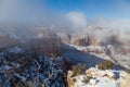 Scenic Grand Canyon in Winter Royalty Free Stock Photo