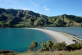 Scenic landscape image of New Zealand Marlborough scenery at Cable Bay area