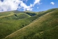 Scenic landscape in Iraty mountains in summertime, basque country, france