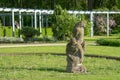 Scenic landscape of Italian Renaissance garden in Garten der Welt Marzahn Berlin Germany