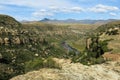 Scenic landscape of the Kingdom of Lesotho Southern Africa