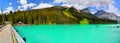 Scenic landscape lake mountains panorama Royalty Free Stock Photo