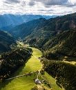 Scenic landscape in Mautern, Austria Royalty Free Stock Photo