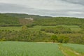 Scenic landscape of Monti Sibilini national park in Umbria