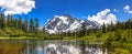 Scenic landscape in Mount Baker national forest Royalty Free Stock Photo