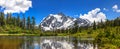 Scenic landscape in Mount Baker national forest