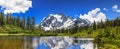 Scenic landscape in Mount Baker national forest