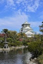 Scenic landscape of Osaka Castle Park Royalty Free Stock Photo