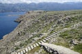 scenic landscape on pag island