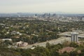 View on downtown Los Angeles from the Hollywood mountains