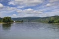 Scenic Landscape of the Rhine River and Coastline