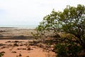 Scenic Landscape in Roebuck Bay, Broome, Western Australia. Royalty Free Stock Photo