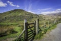 Scenic landscape of Snowdonia in spring