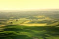 Scenic landscape from Steptoe butte Royalty Free Stock Photo