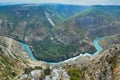 Scenic landscape of the Sulak Canyon