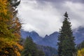 Scenic landscape traveling the McKenzie Pass in Oregon, USA