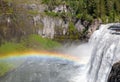 Scenic Upper Mesa Falls Landscape Idaho