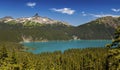Garibaldi Lake and Black Tusk Mountain Scenic Landscape Royalty Free Stock Photo