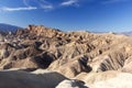 Classic Scenery Zabriskie Point Landscape Blue Sky Death Valley National Park Royalty Free Stock Photo