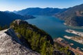 Scenic landscape view of Howe Sound Royalty Free Stock Photo