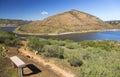 Lake Hodges and Bernardo Mountain Scenic Landscape San Diego County Poway California