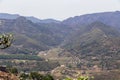 The scenic landscape view of Pravas, Palpa from the Shreenagar Hill of Tansen