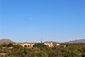 Scenic landscape view from Rio Verde, Sonoran Desert, Maricopa County, Arizona to Prescott Arizona, Yavapai County