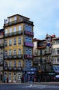 Scenic landscape view of typical street of Porto old town. Travel and tourism concept Royalty Free Stock Photo