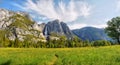 Yosemite Valley Mountains, US National Parks Royalty Free Stock Photo