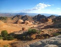 Scenic landscape Yant Flat Cliffs.