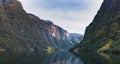 Scenic landscapes of the Norwegian fjords